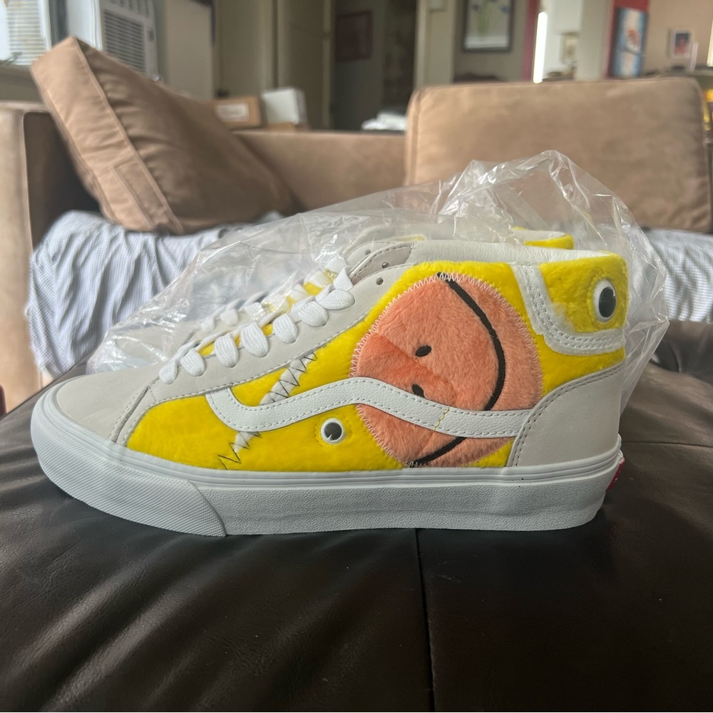 Sample Men's 9 Vans Vault Mid Zoo Skool Unstuffed Animal Duck Marshmellow VLT LX